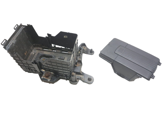 2011 Volkswagen Tiguan Battery Tray Box Holder & Upper Cover Lid OEM