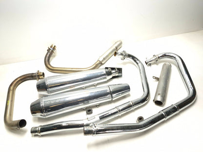 2022 Royal Enfield Int650 Exhaust Header Pipe Muffler & Heat Shield Lh & Rh OEM