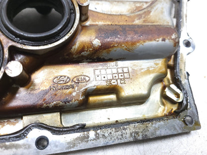 09-12 Hyundai Genesis Engine Timing Cover Upper Pair OEM 4.6l