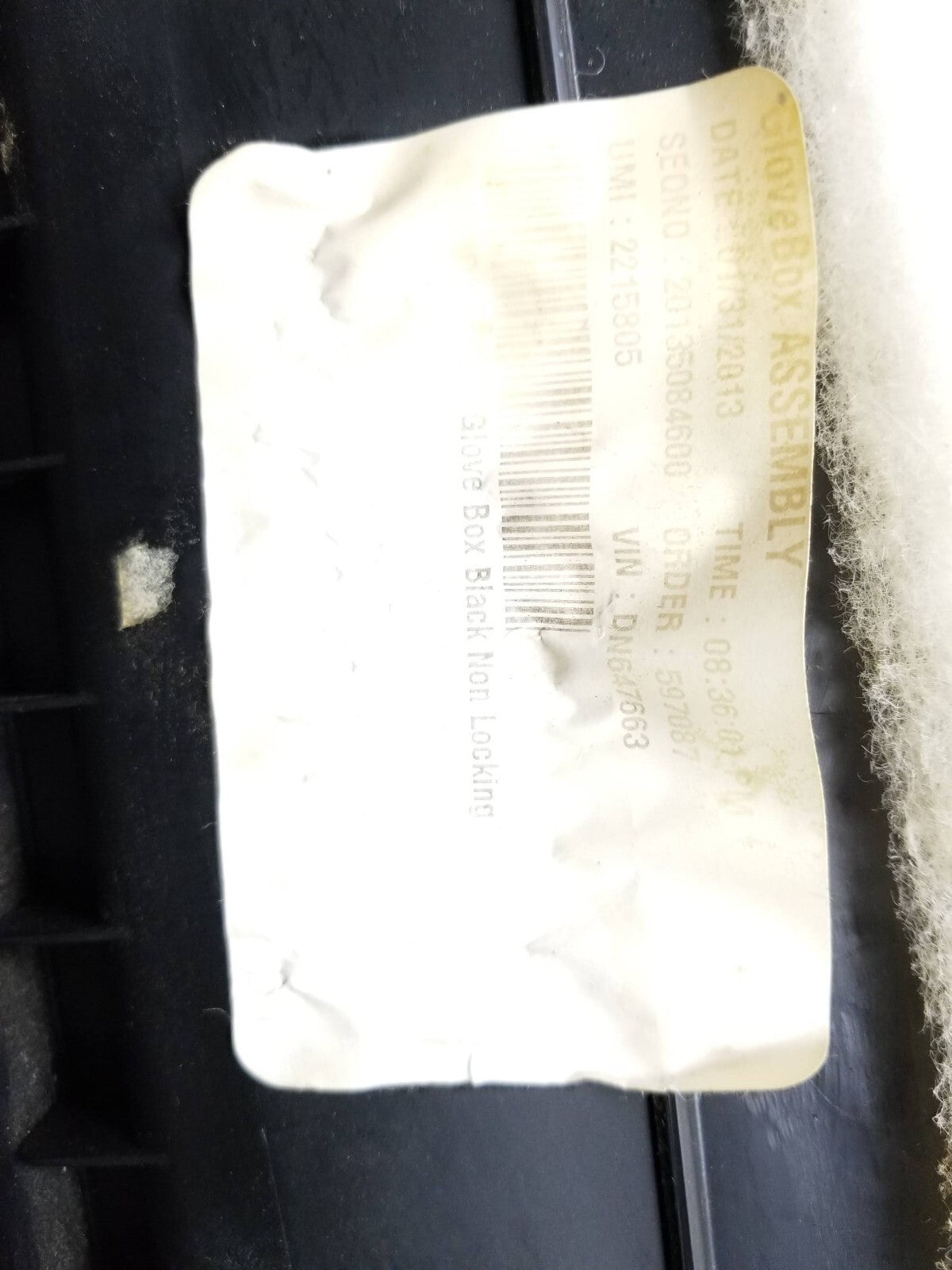 2013 Chrysler 200 Glove Box OEM