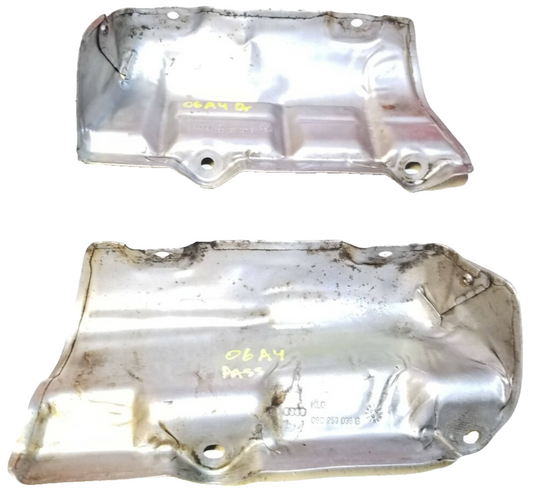 2006 Audi A4 Exhaust Manifold Heat Shield 2pcs OEM