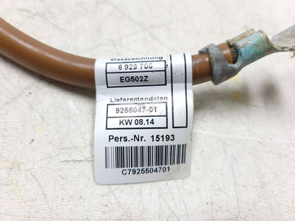 2014 - 2018 BMW F15 X5 X6 Negative Battery Cable Ground Harness  OEM