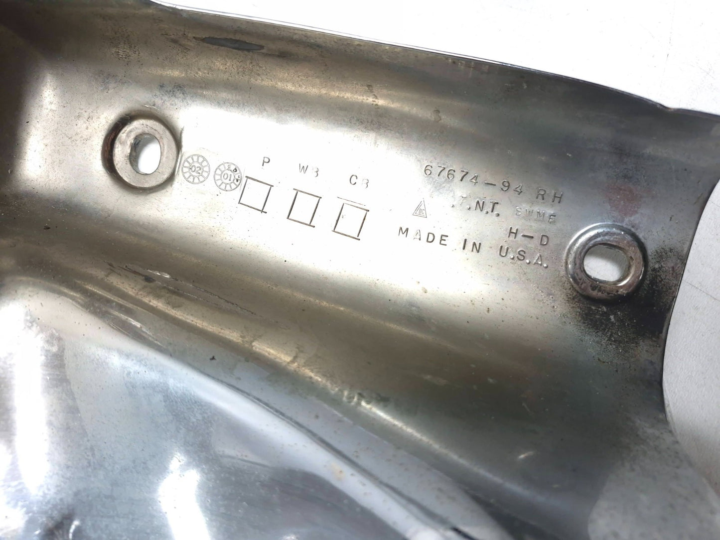2002 Harley Davidson Touring Road King Headlight & Handlebar Cover 3 Pcs OEM