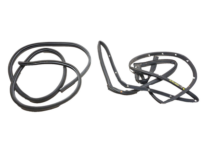 2014 Hyundai Sonata Rear Door Weatherstrip Seal Driver Side Left 2pcs OEM