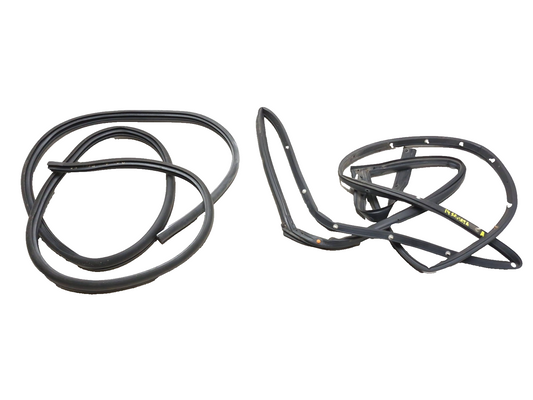 2014 Hyundai Sonata Rear Door Weatherstrip Seal Driver Side Left 2pcs OEM