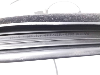 10 - 14 VW Golf GTI Upper Door Glass Weatherstrip Rear Passenger Side Right OEM