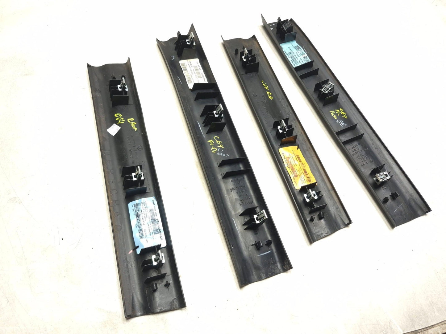 2017 Dodge Journey Sill Scuff Trim Cover Front & Rear 4 Pcs OEM