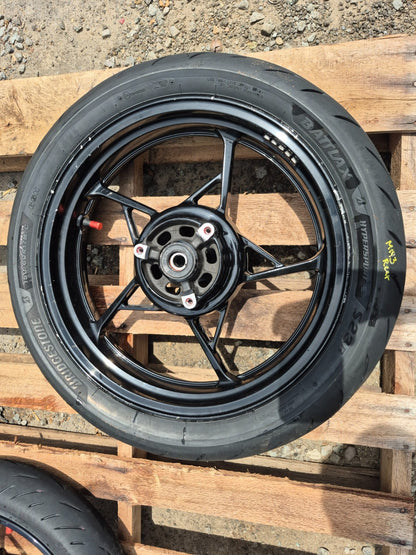 2019 Kawasaki Z400 Er400d Wheel Rim & Tire Front & Rear *straight* OEM