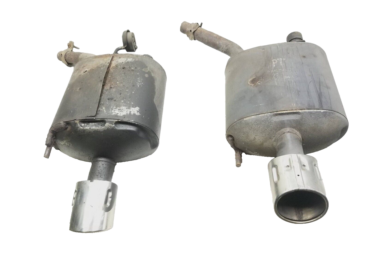 08-13 Infiniti G37 Rear Exhaust Muffler Pair OEM ***sedan***