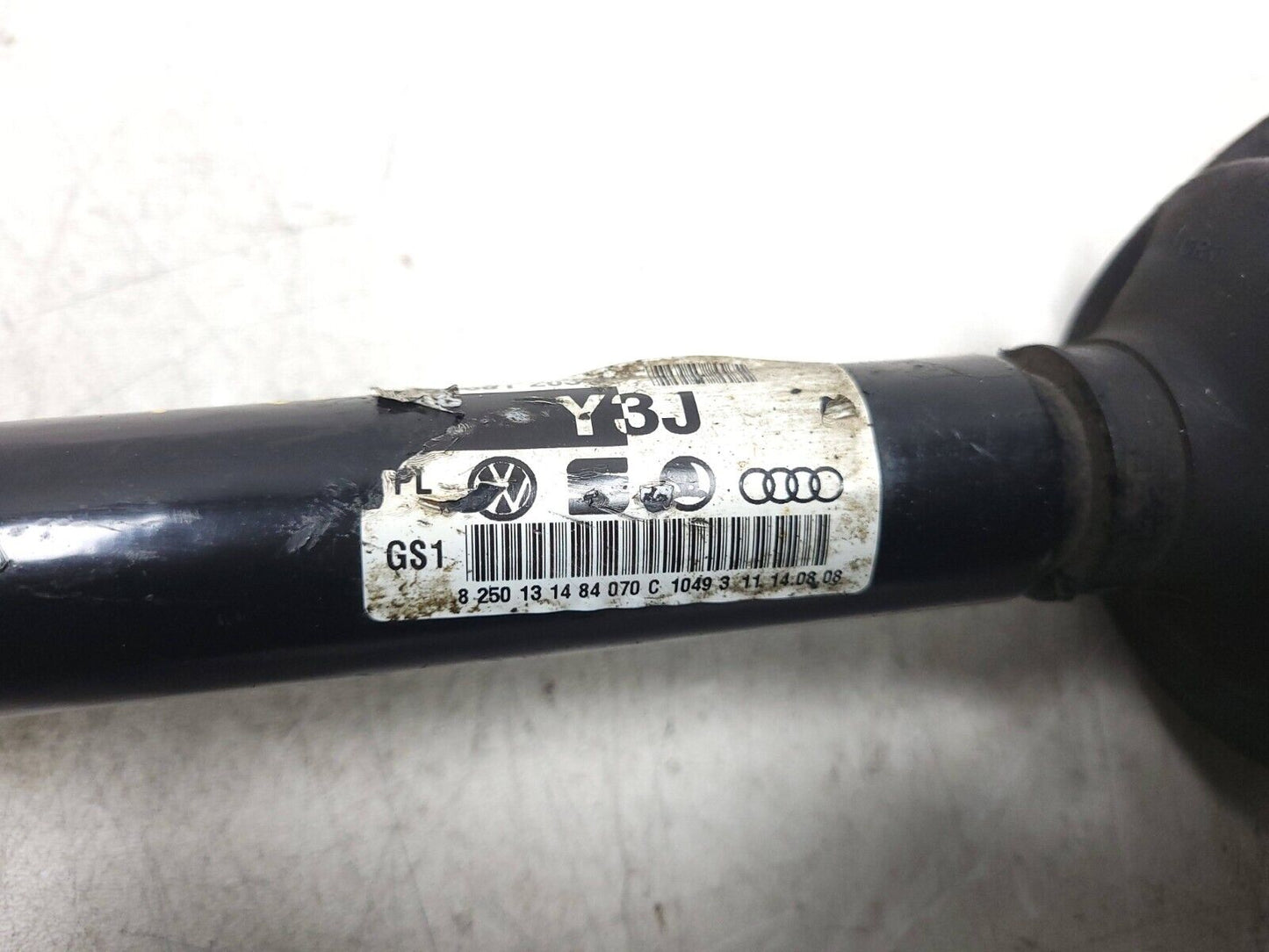 09-12 Audi A4 Quattro Rear Axle Shaft Passenger Side Right OEM