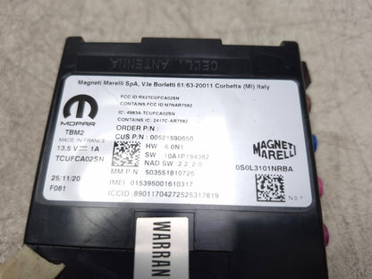 2021 Alfa Romeo Giulia Radio Antenna Telematics Control Module Oem✅