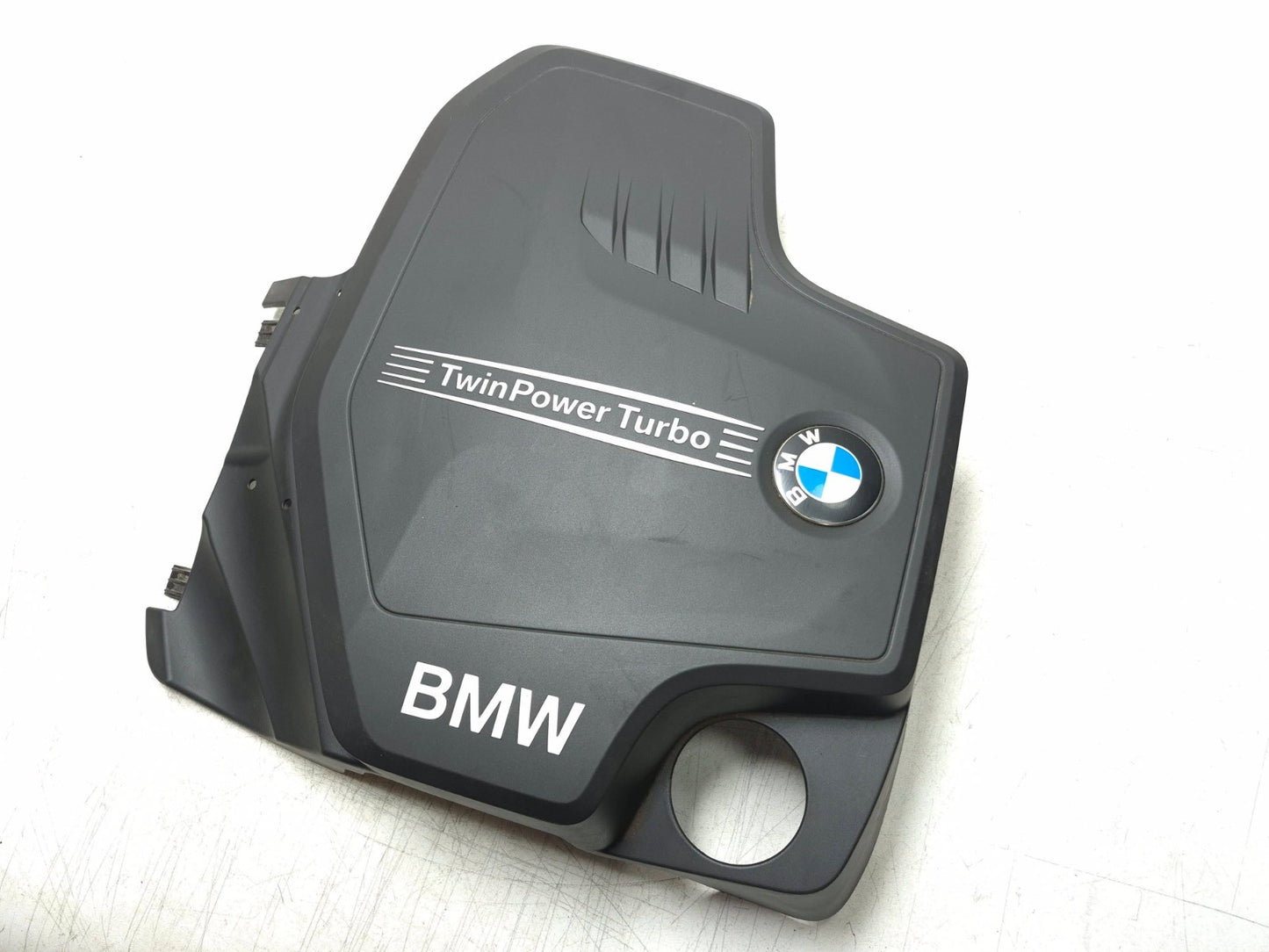 2013 BMW 328i F30 2.0l Engine Cover & Sound Absorber Panel Pair OEM