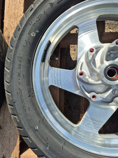 2001 Kawasaki Vulcan 1500 Vn1500 Wheel Rim & Tire Front & Rear *straight* OEM