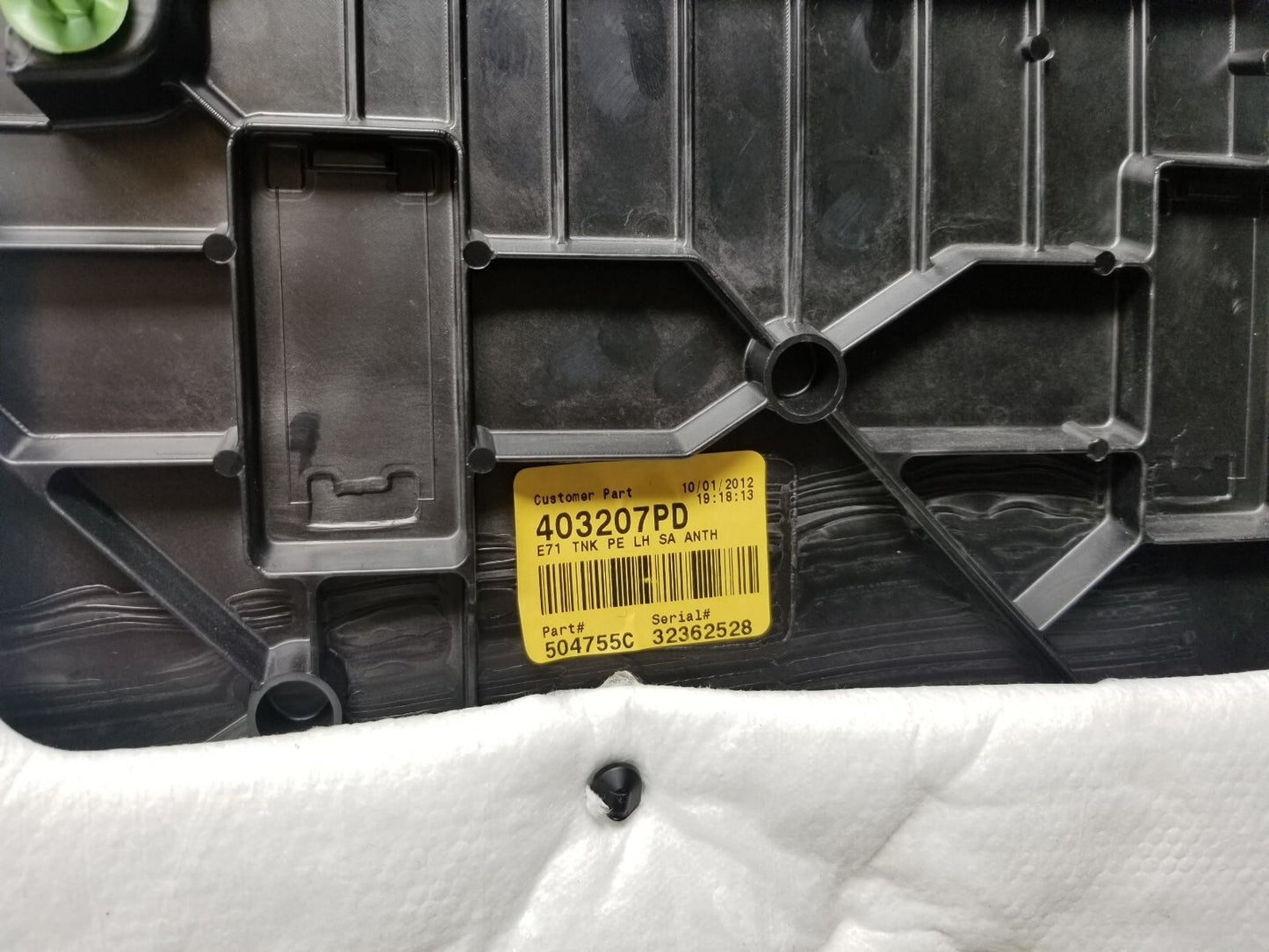 2013 BMW X6 Rear Trunk Trim Cover Panel 7 Pcs OEM