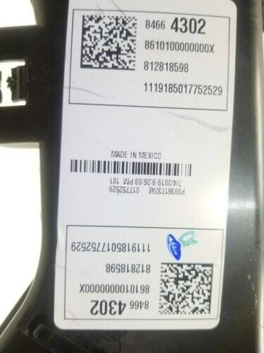 2019 Chevrolet Blazer Interior Body Wire Harness OEM