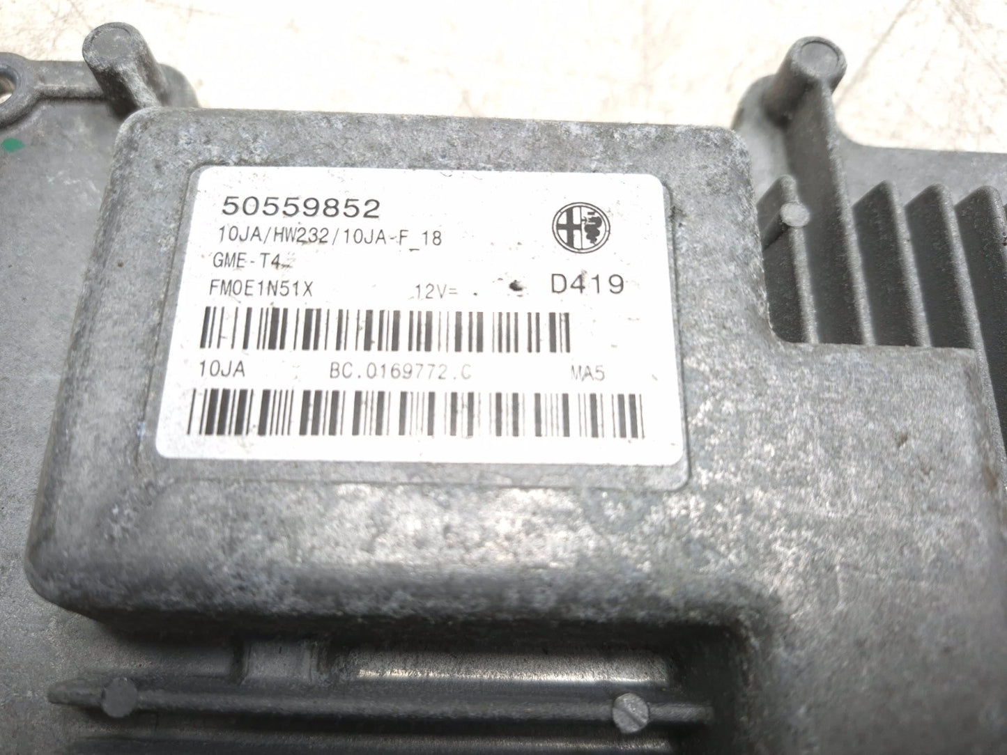 2021 Alfa Romeo Giulia Ecu Ecm Engine Computer Module 2.0l AWD 50559852 Oem✅