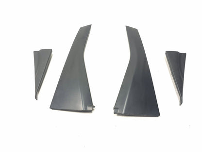 2007 Honda Fit Rear Door Quarter Corner Trim & B Pillar Lower Molding 4 Pcs OEM
