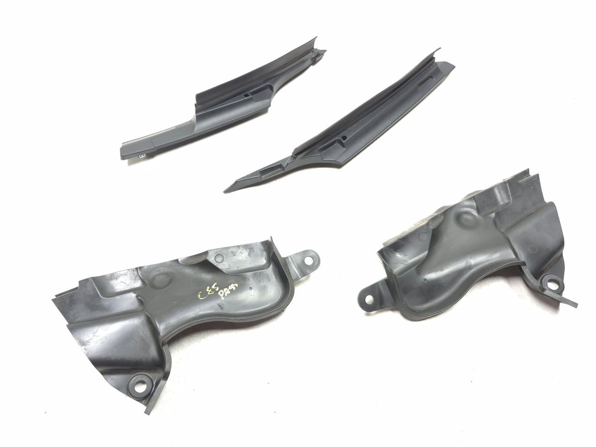 2022 Tesla Model 3 Front Cowl Trim Extension & Strut Tower Cover 4psc OEM