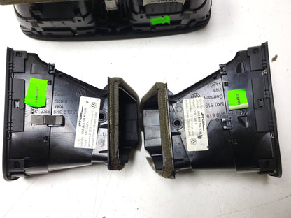 2010 - 2014 VW Golf GTI Front Air Vent Grill Dash Panels OEM
