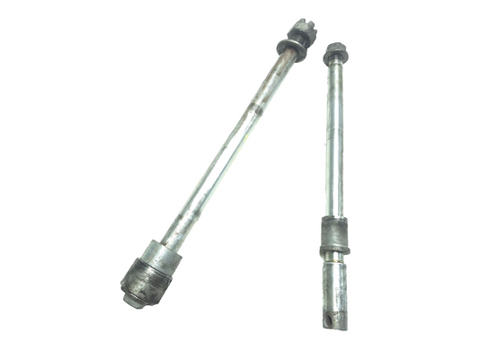 1991 Kawasaki Vulcan 500 En500 Wheel Axle Front & Rear Pair OEM