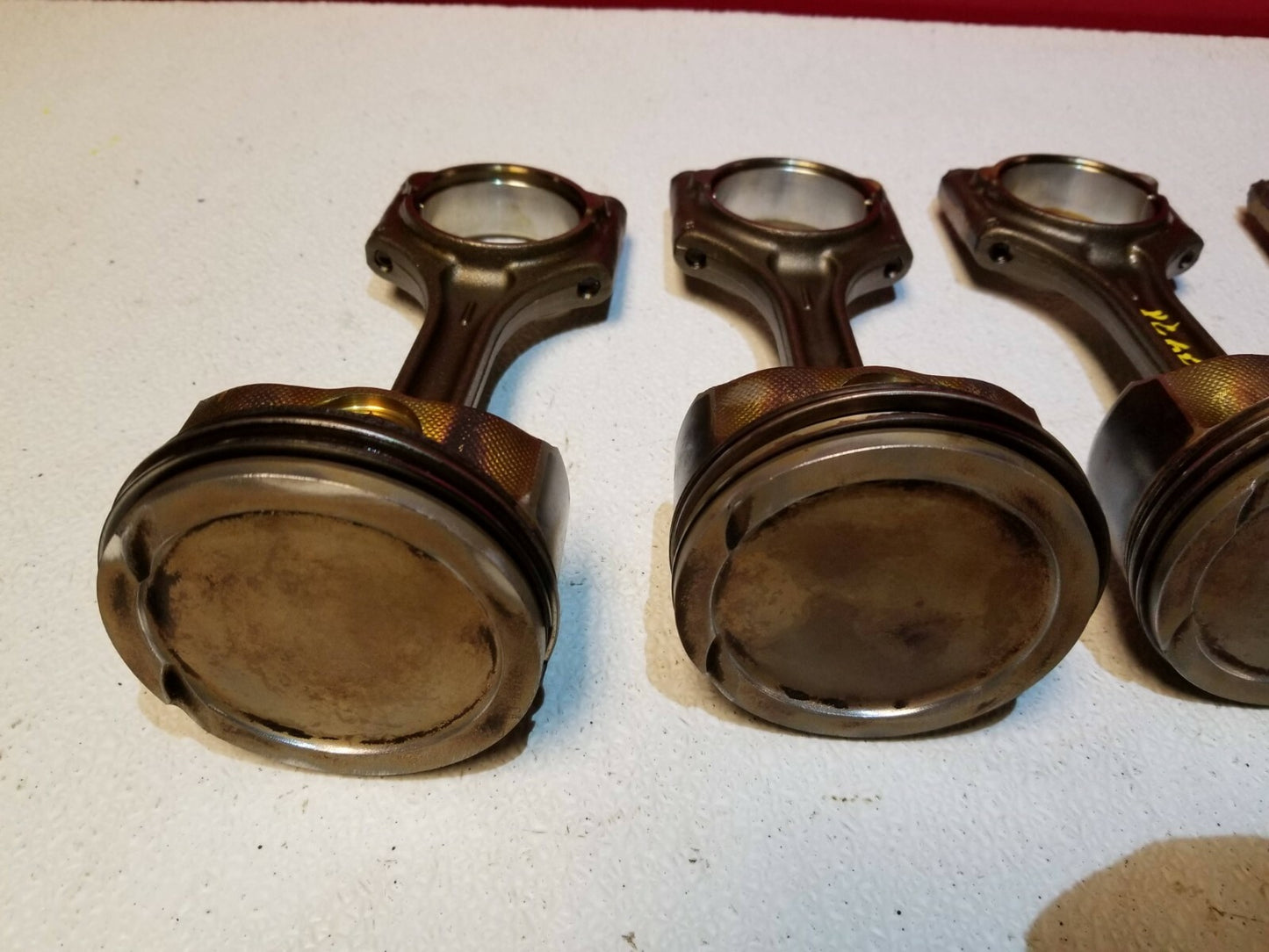 2010 Volvo Xс60 3.2l Piston W/ Connecting Rod 6pcs OEM