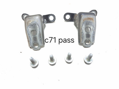 2012 Honda Cr-z Front Door Hinge Upper & Lower Right Passenger Side OEM