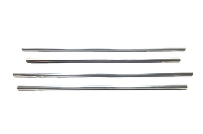 2010 - 2019 Jaguar XJ Door Glass Belt Seal Molding Set 4 OEM