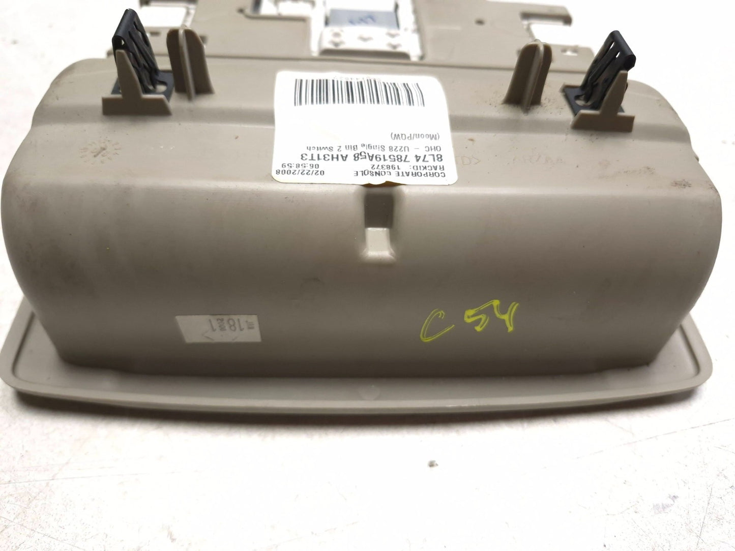 2008 Lincoln Navigator Overhead Console Dome Light W/ Sunroof Switch  OEM
