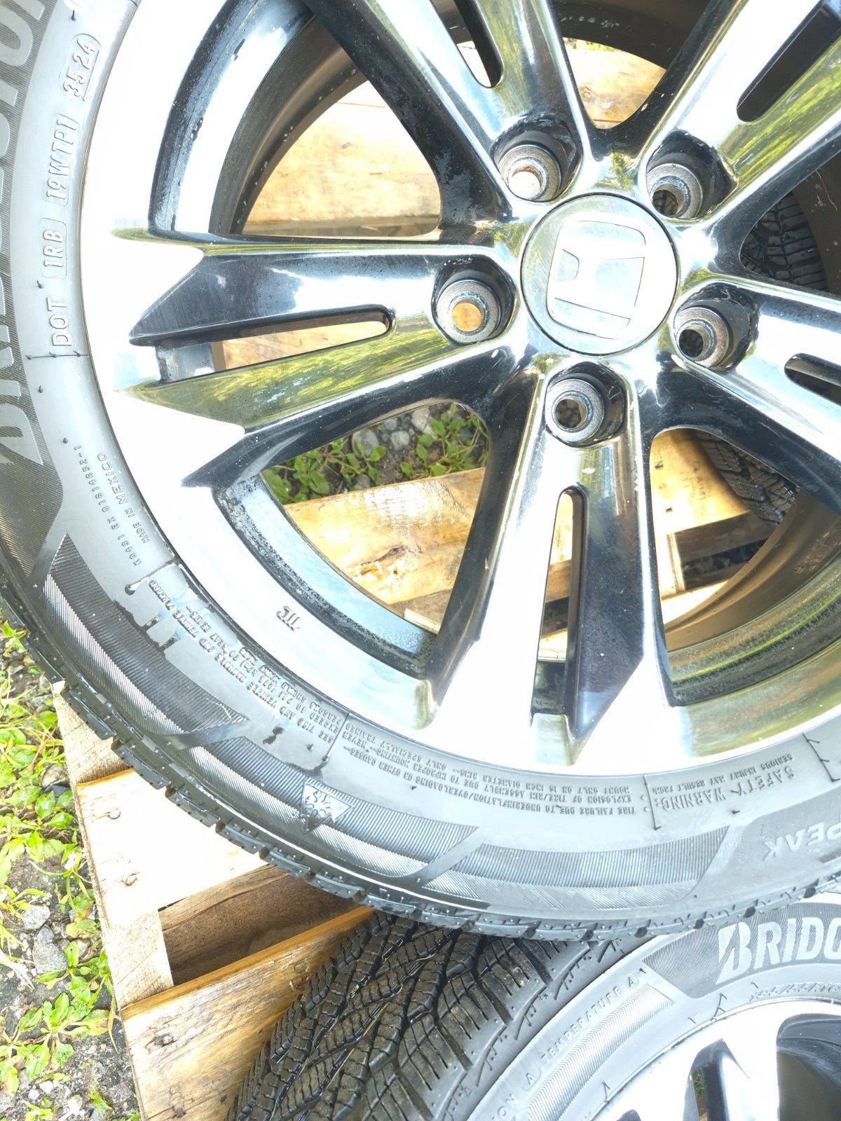2014 Honda Cr-z Wheel Rim W/ Tire 195/55/r16 16x6j Et45 6.5/32 4 Pcs OEM