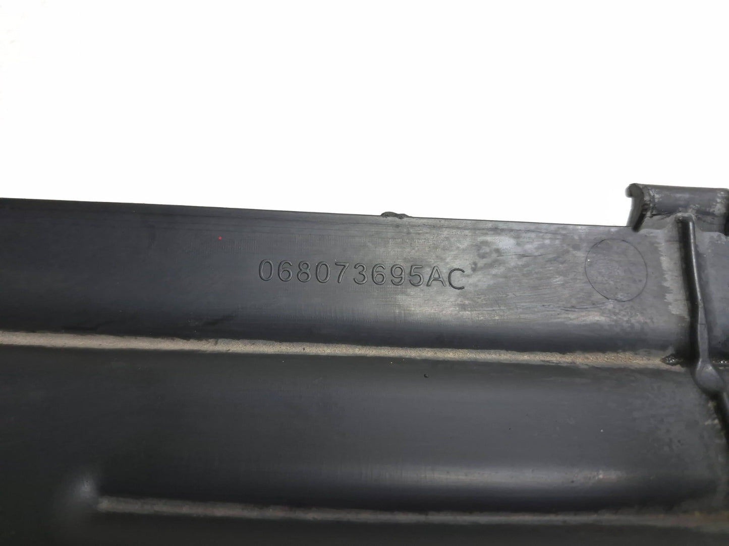 2013 Fiat 500 Turbo Front Radiator Protection Seal Cover Trim 2pcs OEM