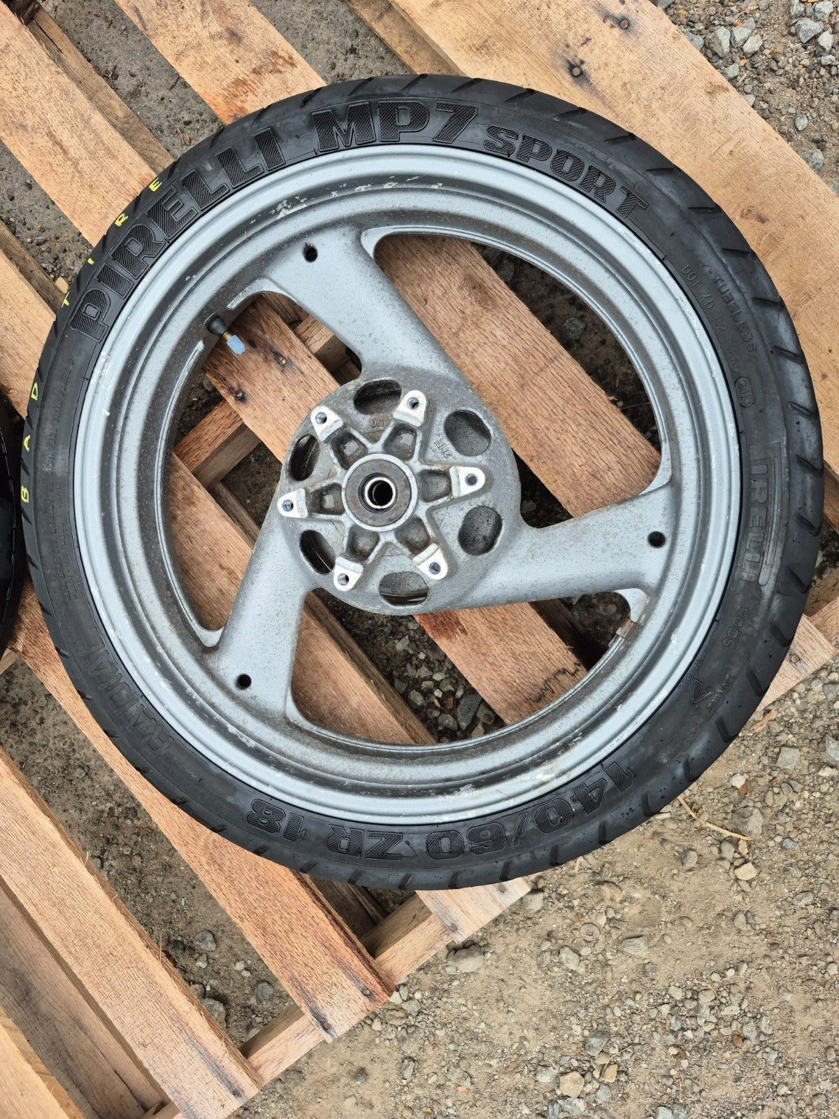1991 Yamaha Fzr600r Front & Rear Wheel Rim OEM