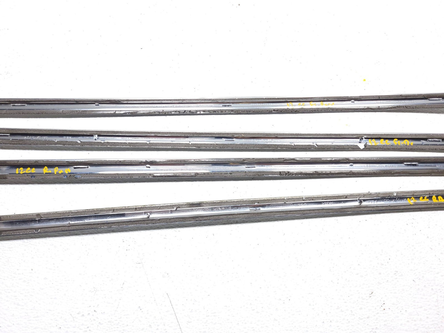 2012 Volkswagen Cc Side Lower Door Cover Chrome Molding Set 4pcs OEM