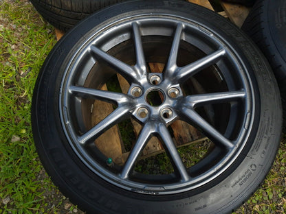 2019 Tesla Model 3 Wheel Rim W/tire Michelin 235/45/r18 18x8.5j 5.8/32 4 Pcs OEM