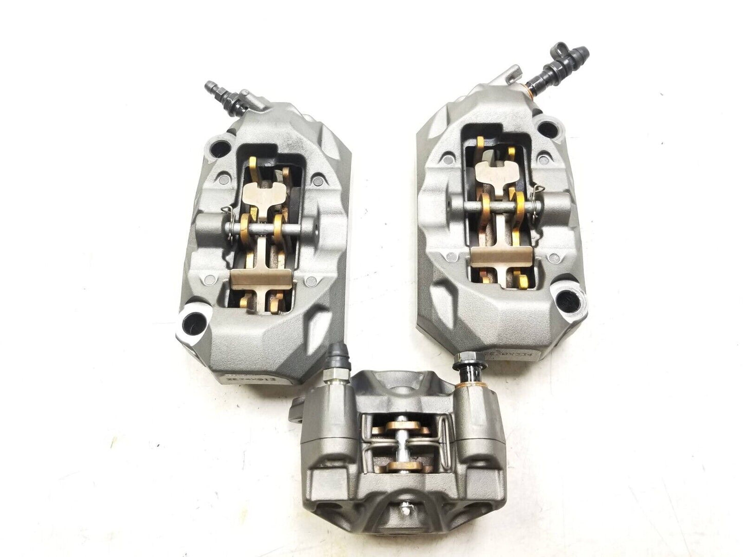 21-24 Ducati Supersport 950 950s Brembo Brake Caliper 3pcs OEM 6k Miles