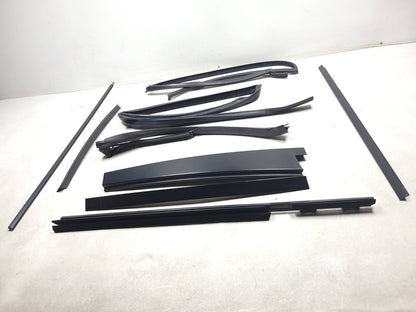 2007 Range Rover Rear Door Molding & Weatherstrip Seal Driver Side Left Set OEM