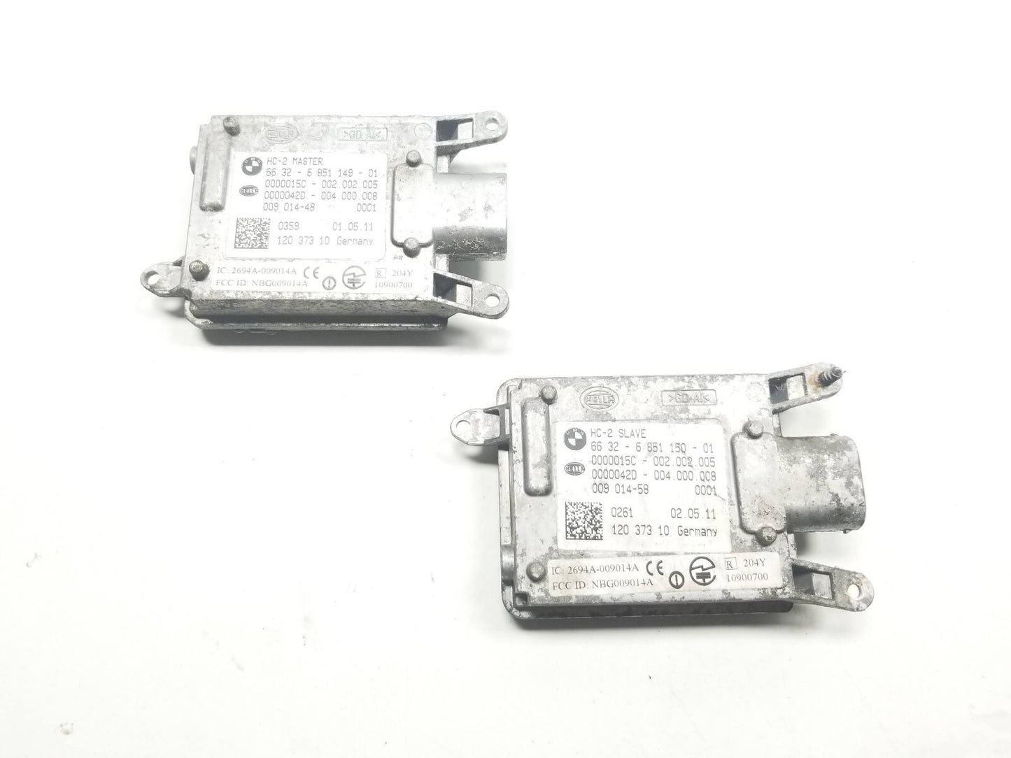 09 10 11 12 BMW 750li Rear Lane Departure Slave Sensor Module Pair OEM