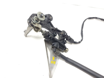 19 - 23 Kawasaki Z400 Er400 Right Side Foot Peg W Rear Brake Master Cylinder OEM