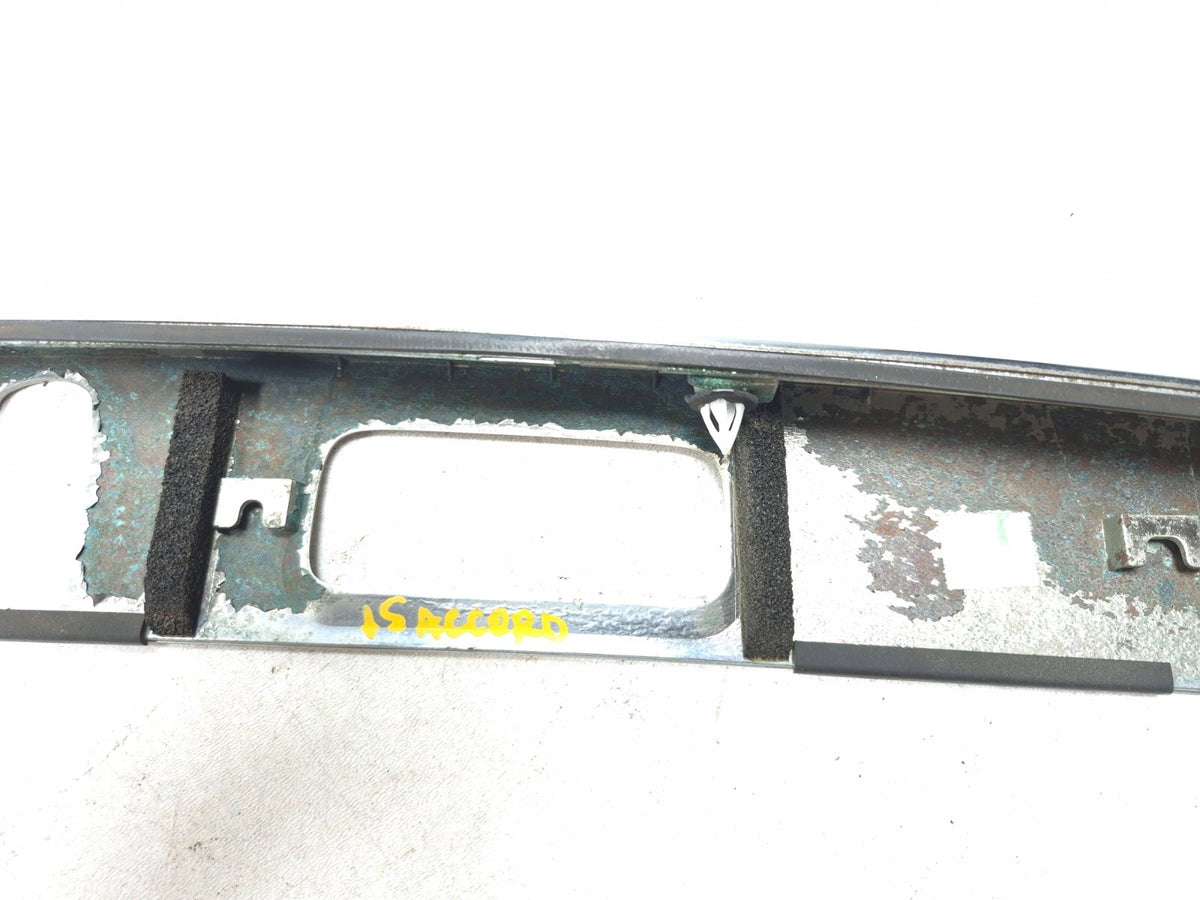 2015 Honda Accord Rear Trunk Trim License Molding OEM