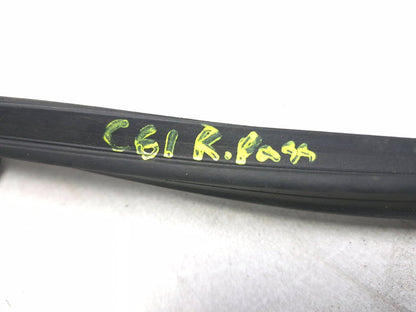 2007 Honda Fit Rear Door Weatherstrip Seal Passenger Side Right 4pcs OEM