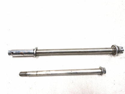 1994 Yamaha Virago Xv1100 Rear & Front Wheel Axle Pair OEM
