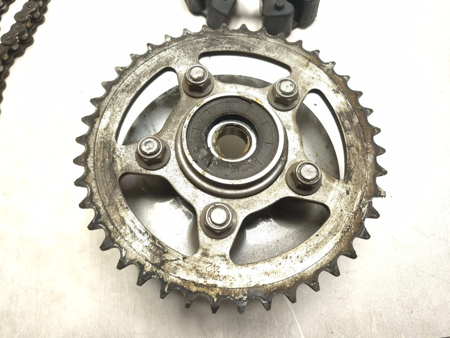 2014 Triumph America Rear Sprocket W/ Hub & Drive Chain Set OEM