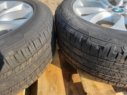 2014 BMW X5 F15 Wheel Rim 19x9j & Tire 255/50r19 Continental. 2 Wheels