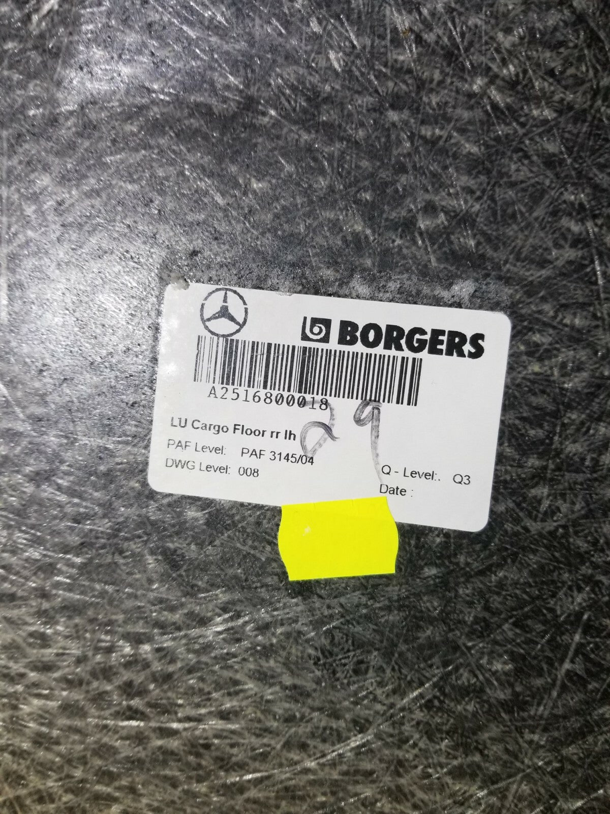 2010 Mercedes-benz R350 Floor Panel 4pcs OEM