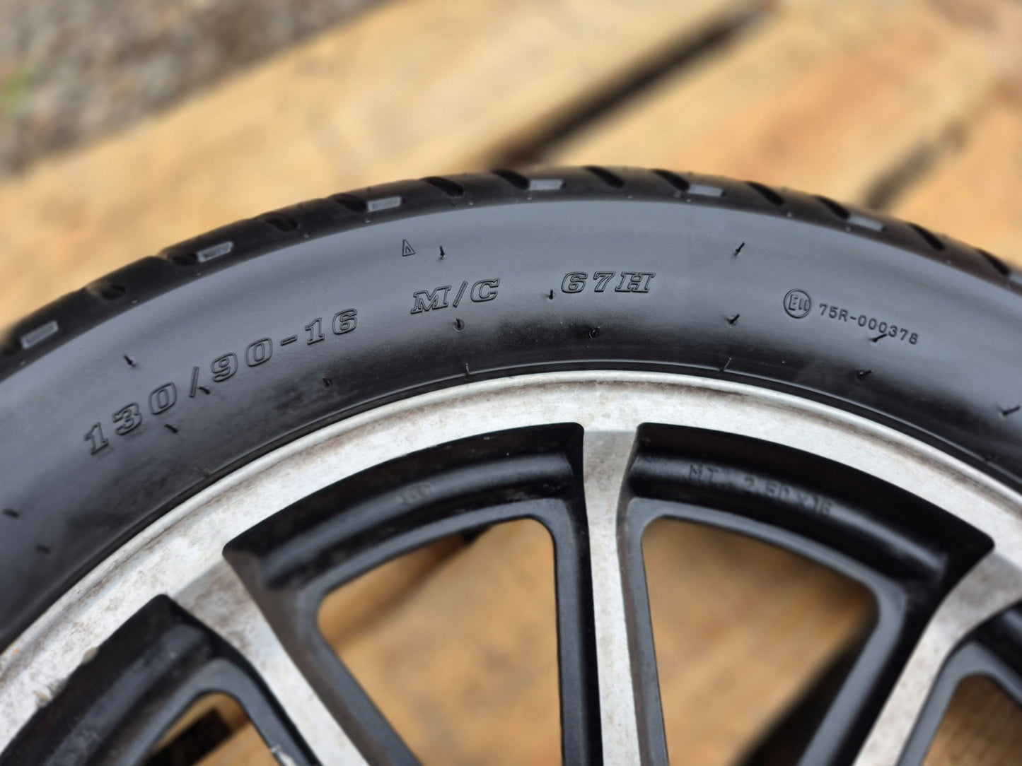 1987 Honda Gl1200i Rear & Front Wheel W/ Tire Pair 15" 16" OEM