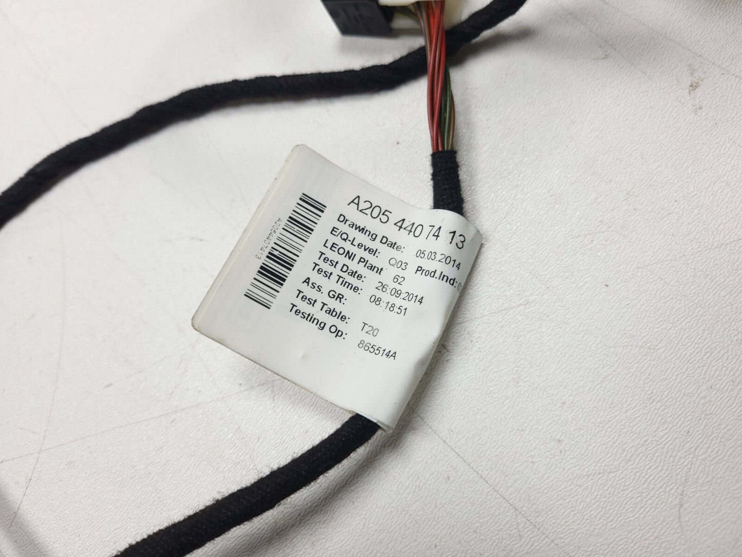 2015- 2020 Mercedes C300 Interior Roof Wiring Harness OEM