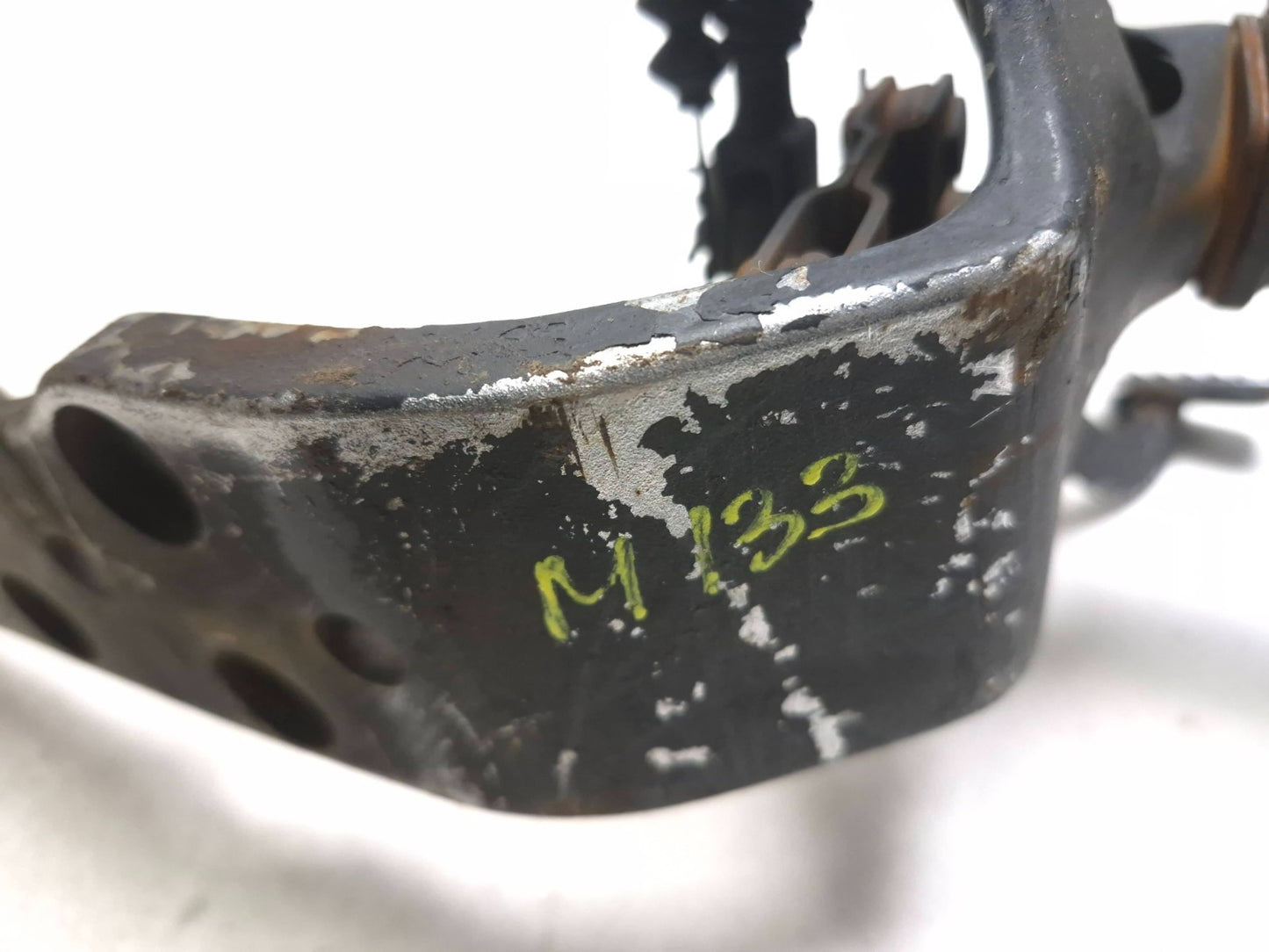 1993 Suzuki Vs800 Intruder 800 Front Foot Peg & Mount W/ Kickstand  OEM