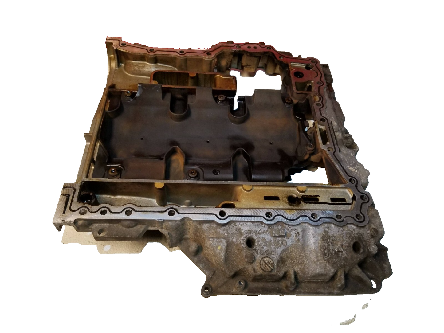 2010 Audi A5 Engine Upper Oil Pan 3.2l OEM