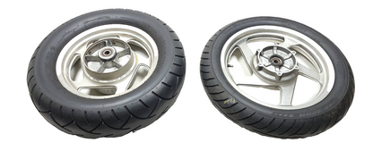 2002 Honda Magna Vf 750c Rear & Front Wheel Rim & Tire Assy OEM