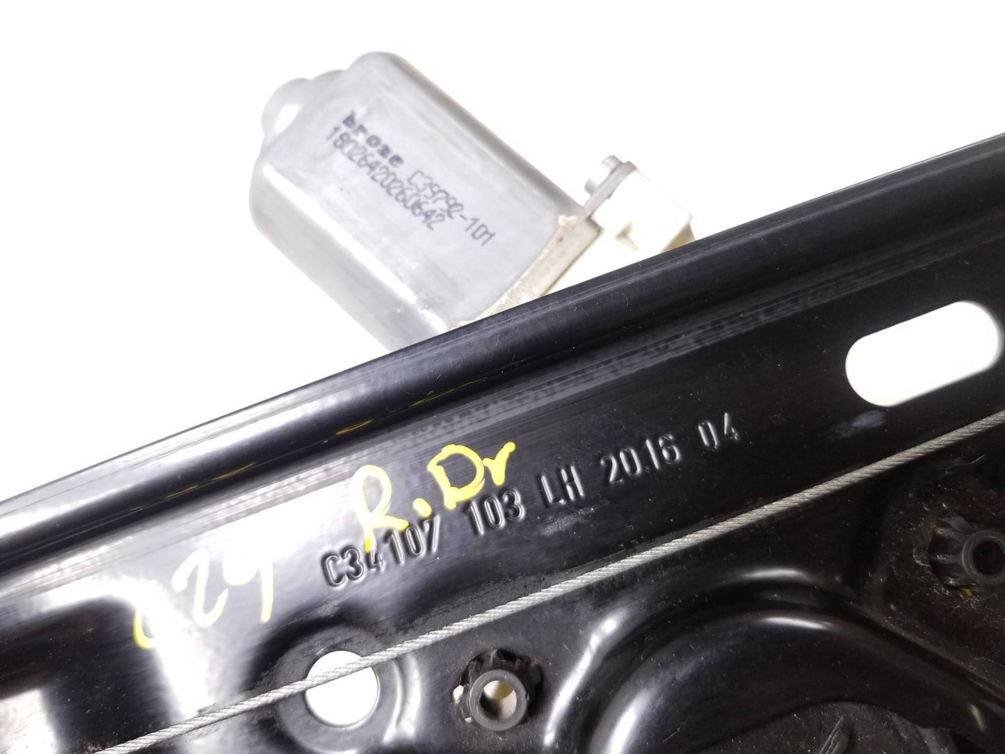 2017 Jaguar Xe Window Regulator Rear Driver Side Left OEM Gx73-27001-ac