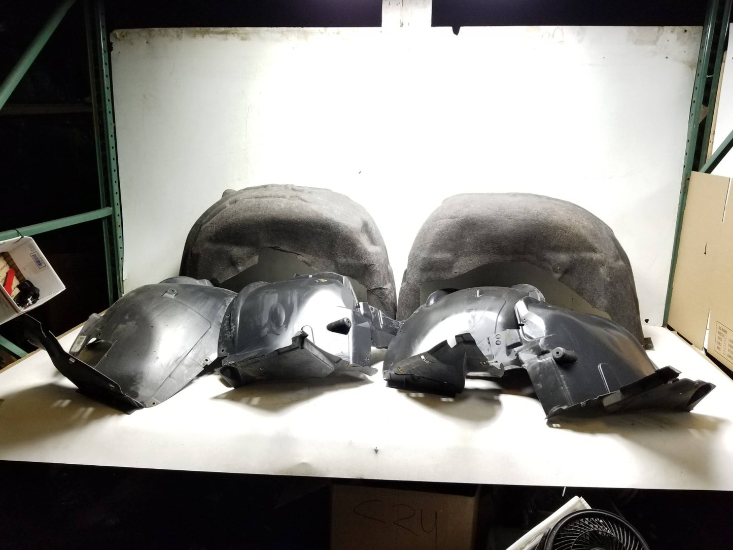 2007-2013 BMW X5 E70 Fender Liner Splash Front & Rear 4pcs OEM